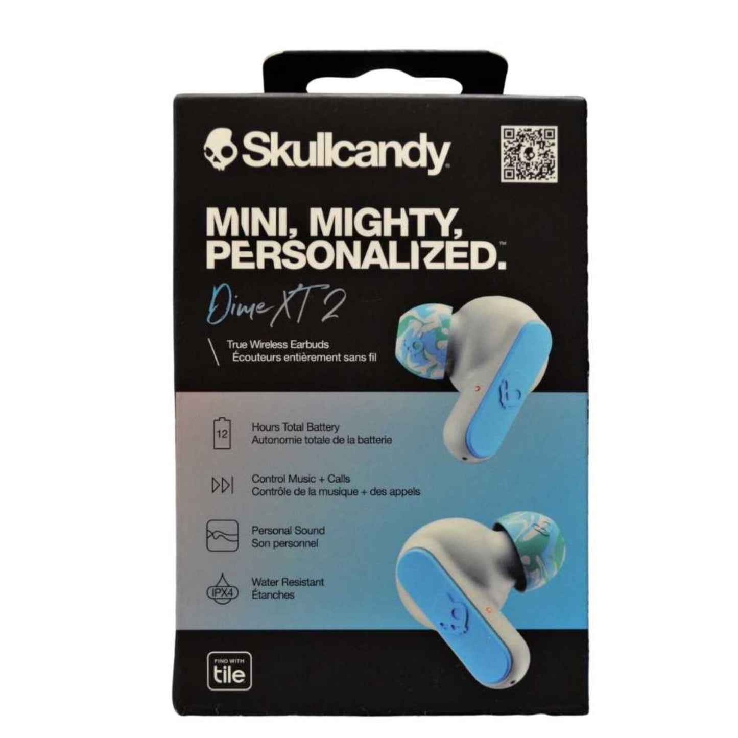 Skullcandy Dime XT 2 True Wireless In Ear Earbuds With Charging Case (Grey)