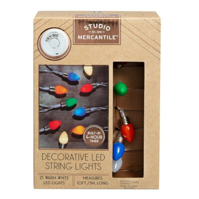 Studio Mercantile LED Novelty Vintage Bulbs 10ft String Lights