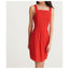 Superdry Blaire Broderie Dress, Red, Size: 8 (Medium)
