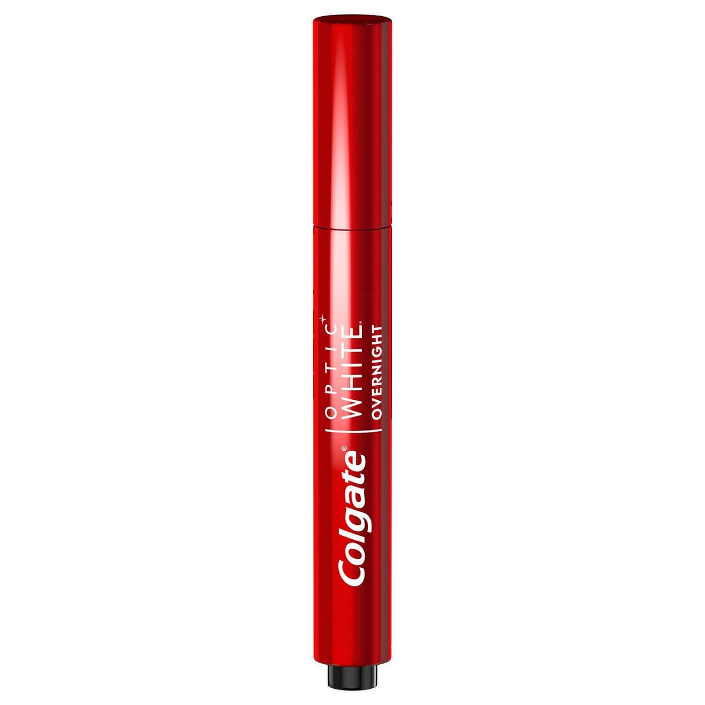 Colgate Optic White Overnight Teeth Whitening Pen, Teeth Stain Remover to Whiten Teeth, 35 Nightly Treatments, Hydrogen Peroxide Gel - 0.08 fl oz - Brandat Outlet