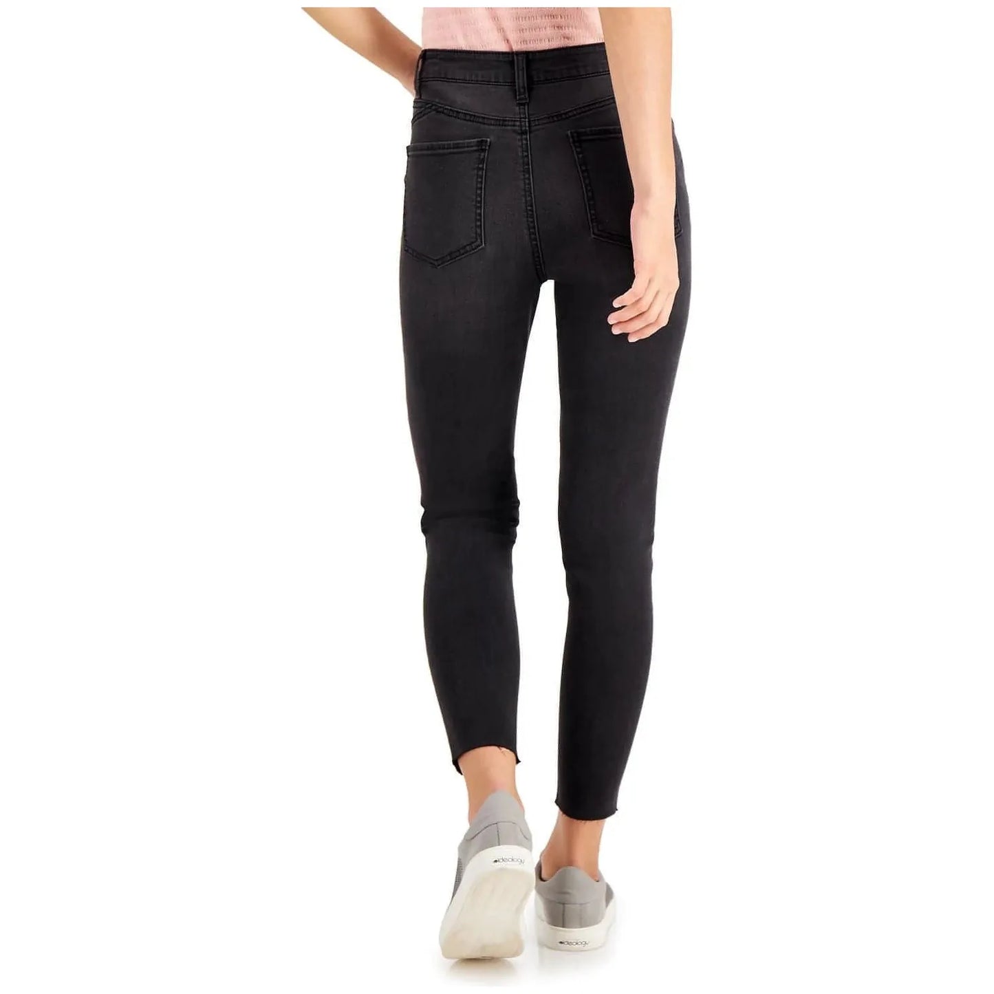 Tinseltown High Rise Skinny Jeans, Black - Brandat Outlet