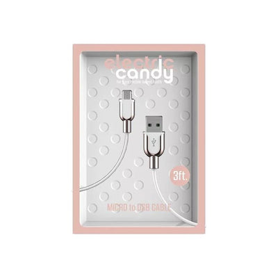 Tzumi Electric Candy Micro-USB Charging Cable (Rose Gold) - Brandat Outlet