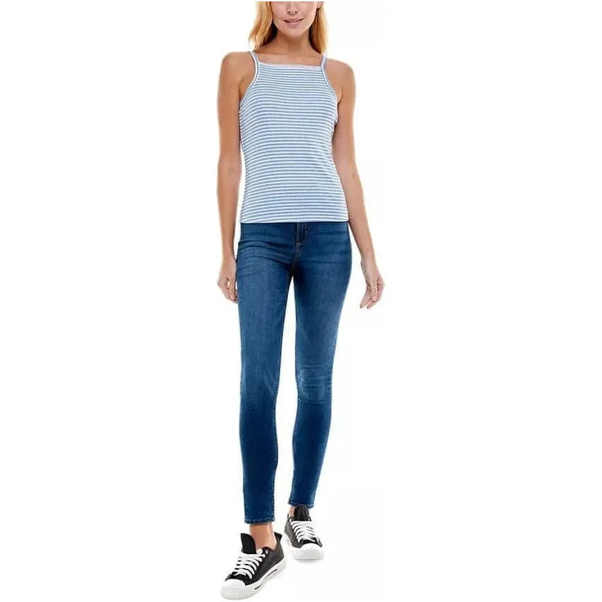 Ultra Flirt Juniors' Square-Neck Tank Top (Size Large) - Brandat Outlet