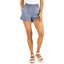 Vanilla Star Juniors Smocked Cuffed-Hem Shorts, Blue