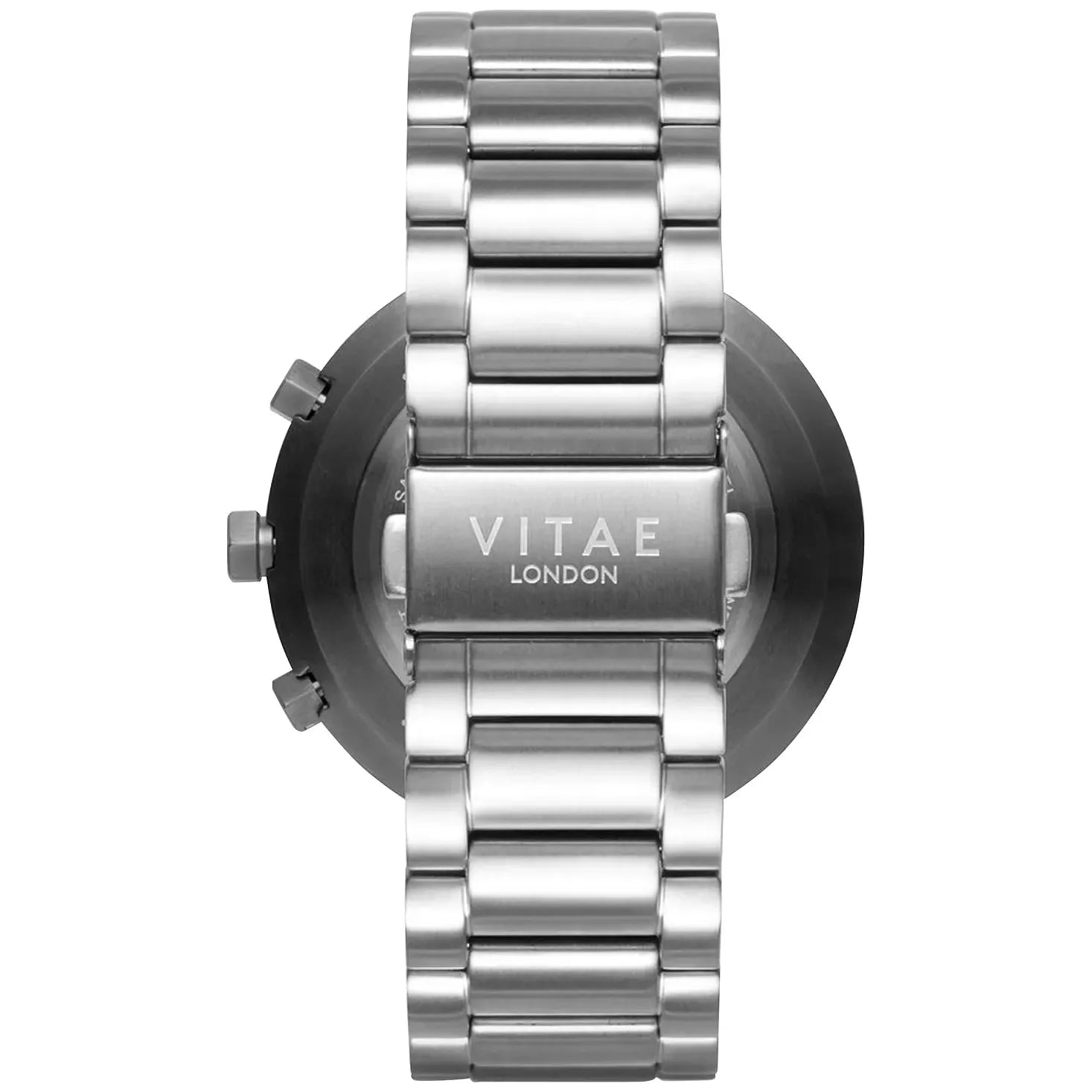 VITAE LONDON-VITAE LONDON Men's Chronograph Elmington Stainless Steel Bracelet Watch 44mm - Brandat Outlet