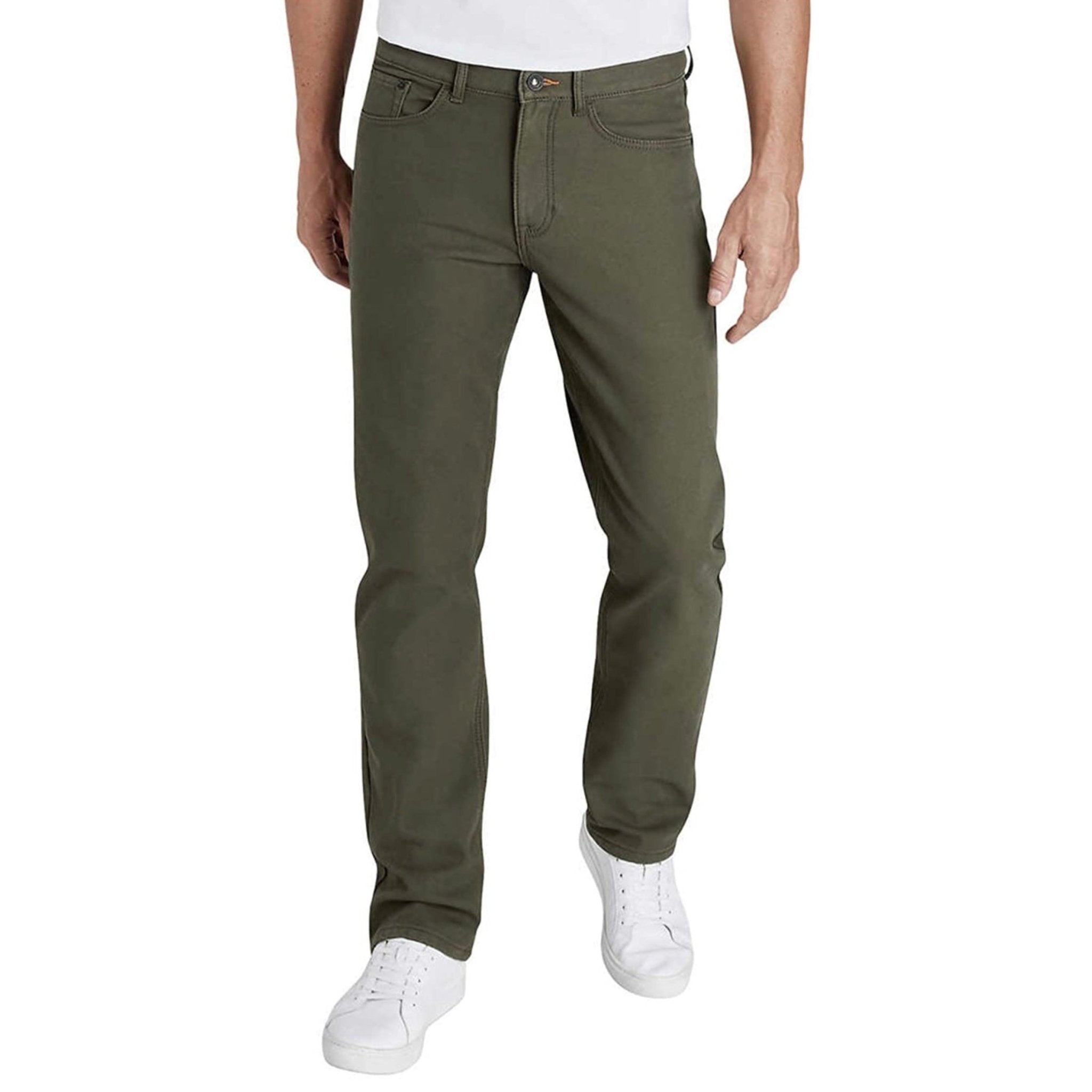 Weatherproof Vintage Men s Fleece Lined Pant Olive Brandat Outlet