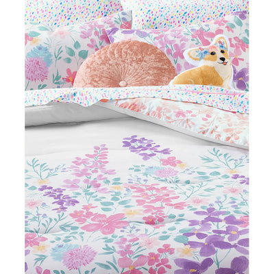 Martha Stewart Collection-Whim by Martha Stewart Collection Floral 3-Pc. King Comforter Set, Pink, Size: King - Brandat Outlet