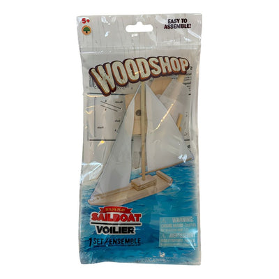 Woodshop-Woodshop Build and Play Project Kits (SAILBOAT) - Brandat Outlet